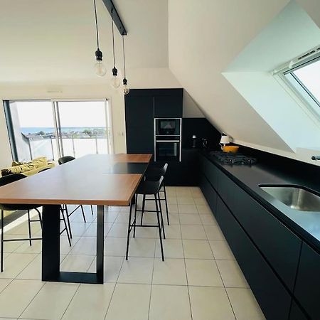 Appartement Lumineux Et Spacieux, Terrasse Et Parking Prive コンカルノー エクステリア 写真