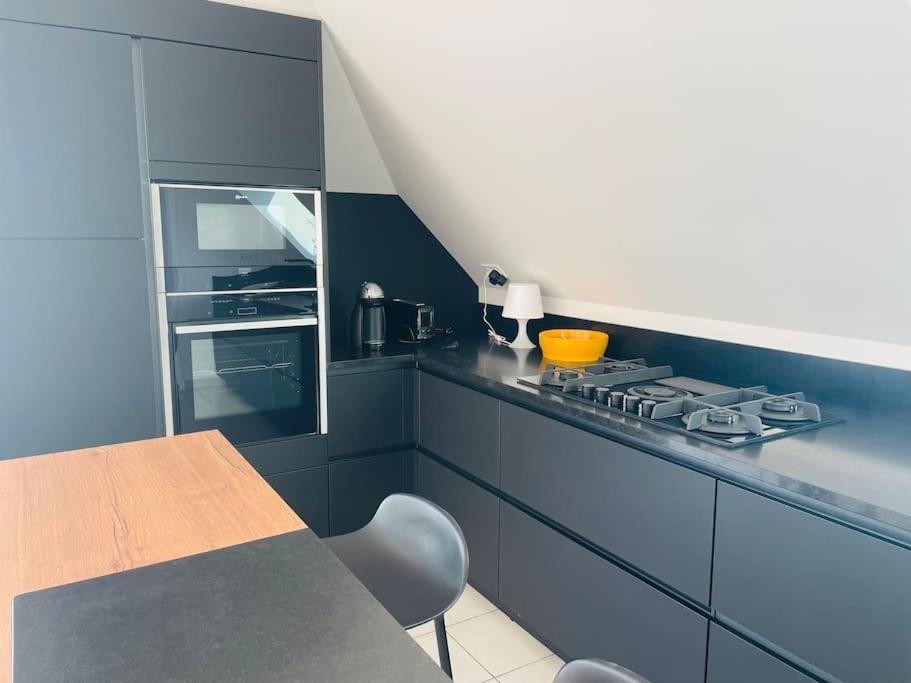 Appartement Lumineux Et Spacieux, Terrasse Et Parking Prive コンカルノー エクステリア 写真