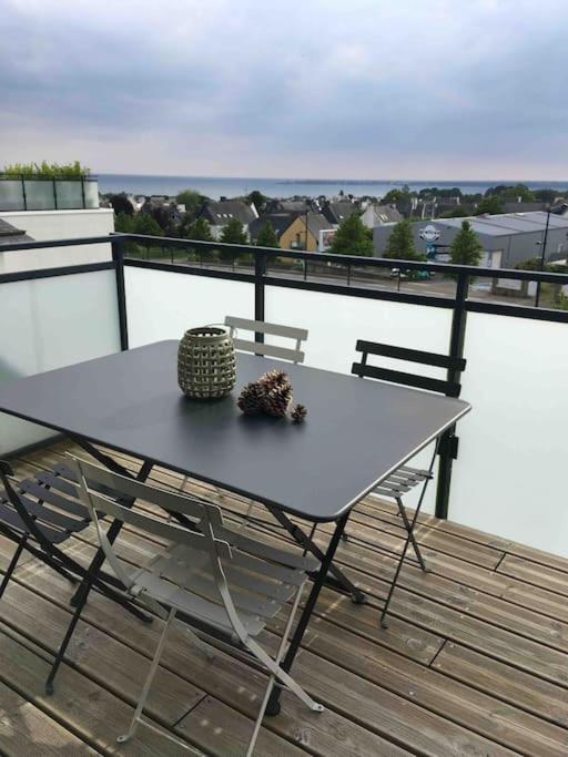 Appartement Lumineux Et Spacieux, Terrasse Et Parking Prive コンカルノー エクステリア 写真